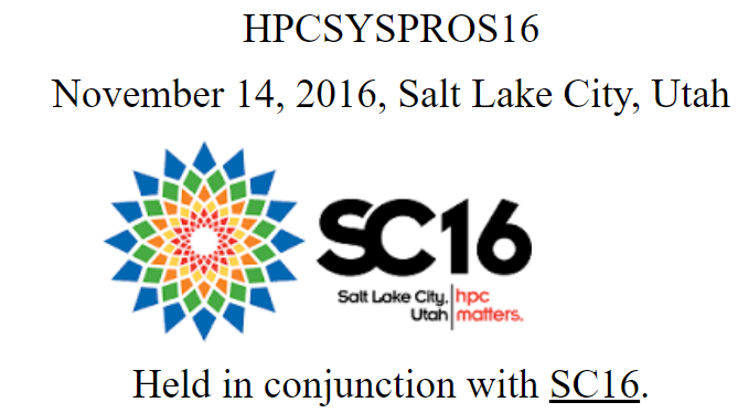 HPCSYSPROS16